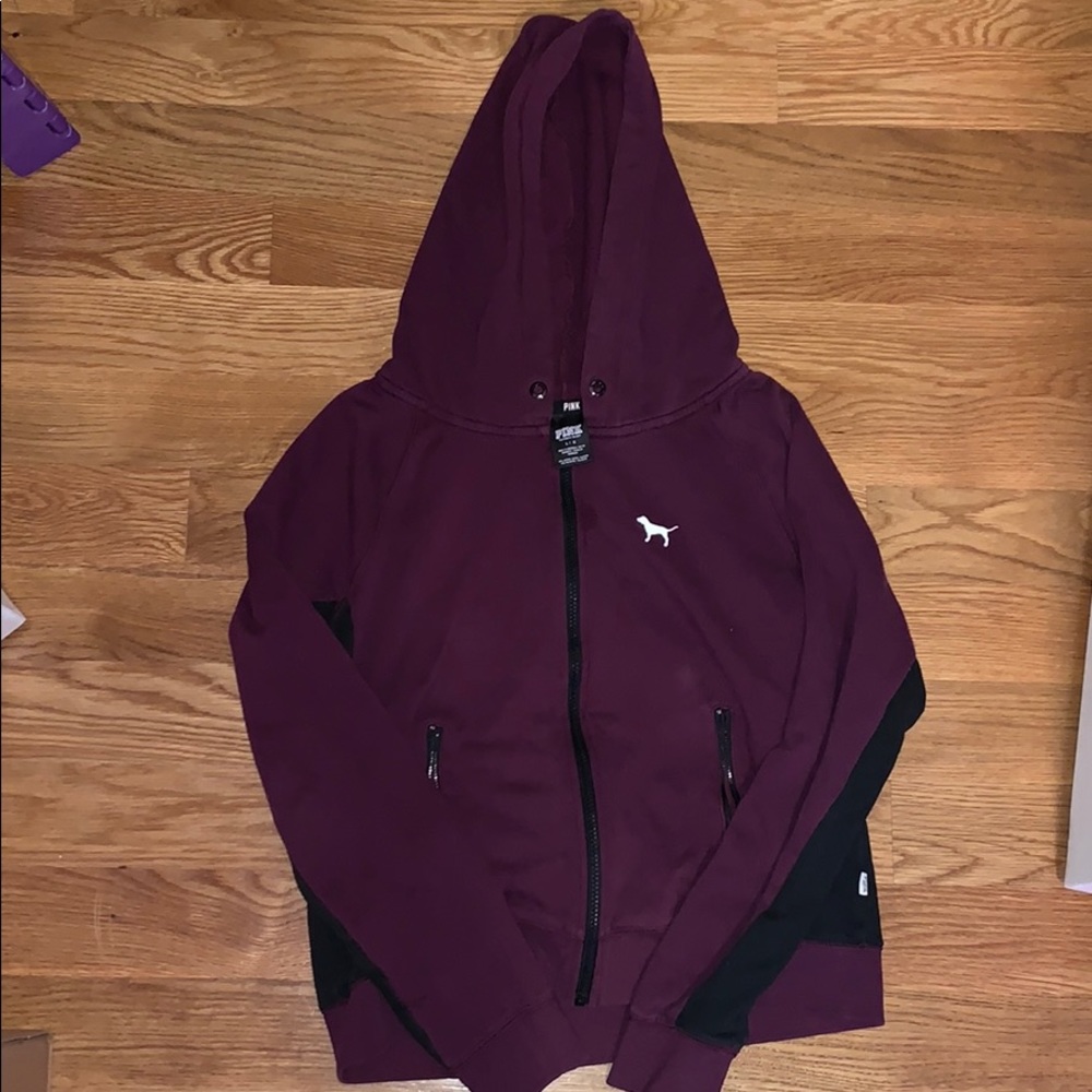 Zipper sweater.